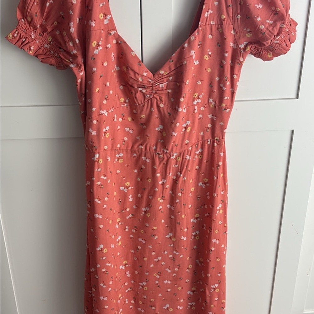 Floral Puff Sleeve Dress